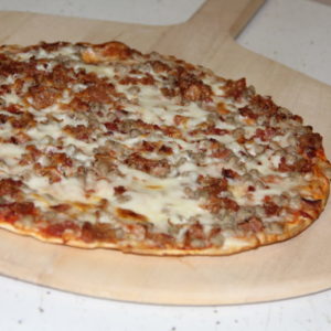 Original Mozzarella Pizza - Bacon & Sausage- 12"
