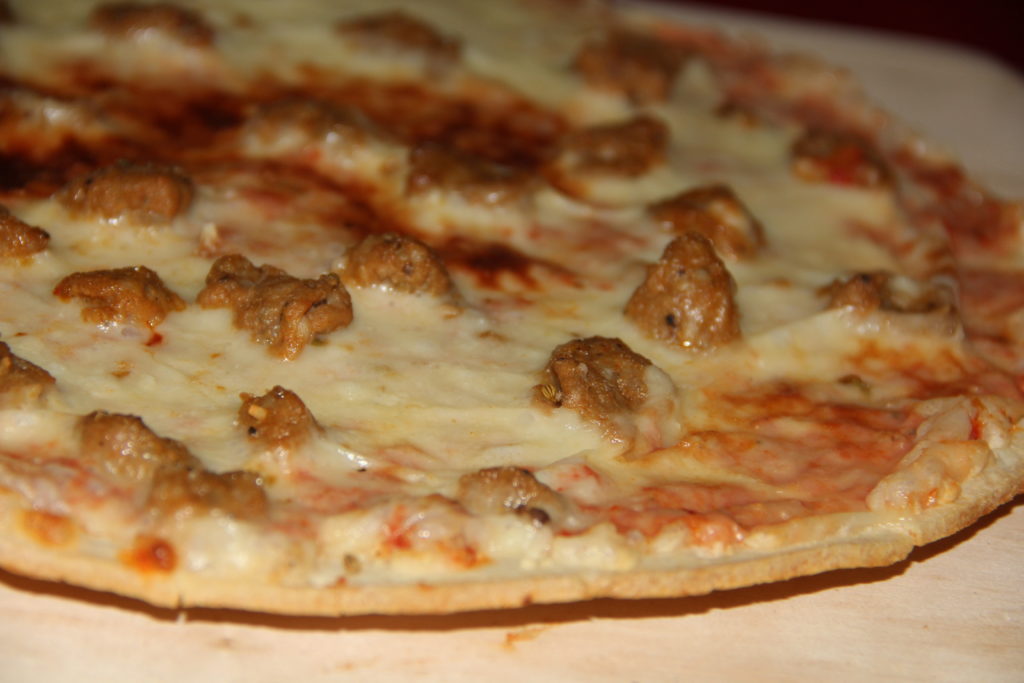 St. Louis Style Pizza- Spicy Sausage